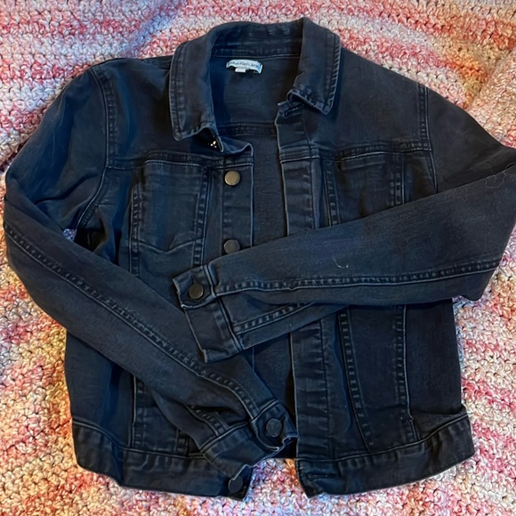 Calvin Klein Dark Blue / Black Jean Jacket - Picture 1 of 2